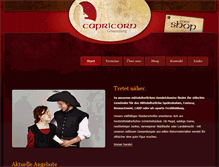 Tablet Screenshot of capricorn-versand.com